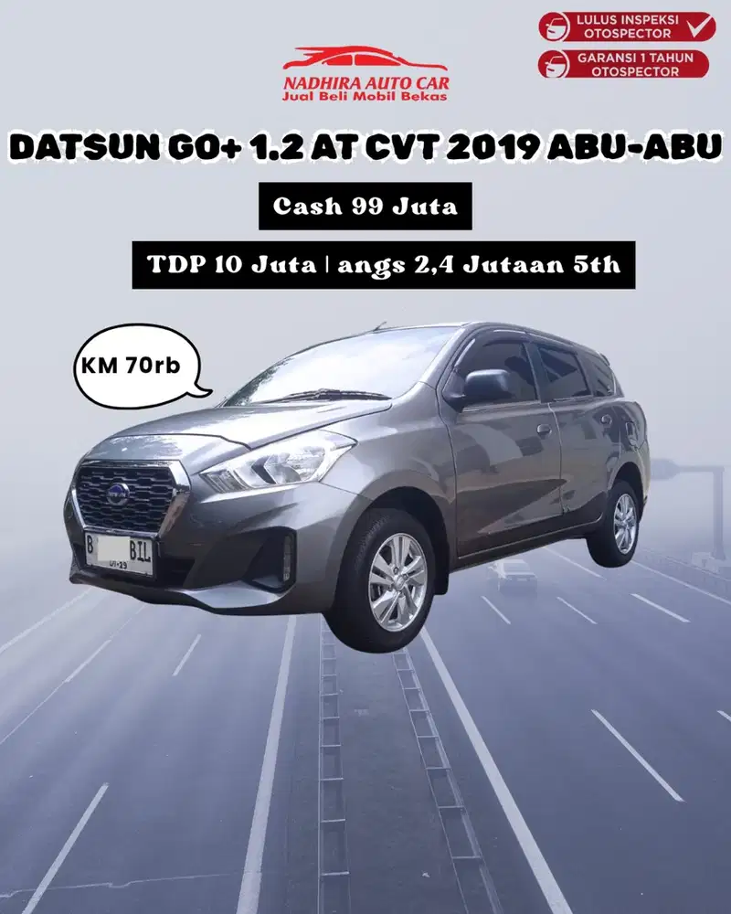 Datsun Go+ 2019 Bensin