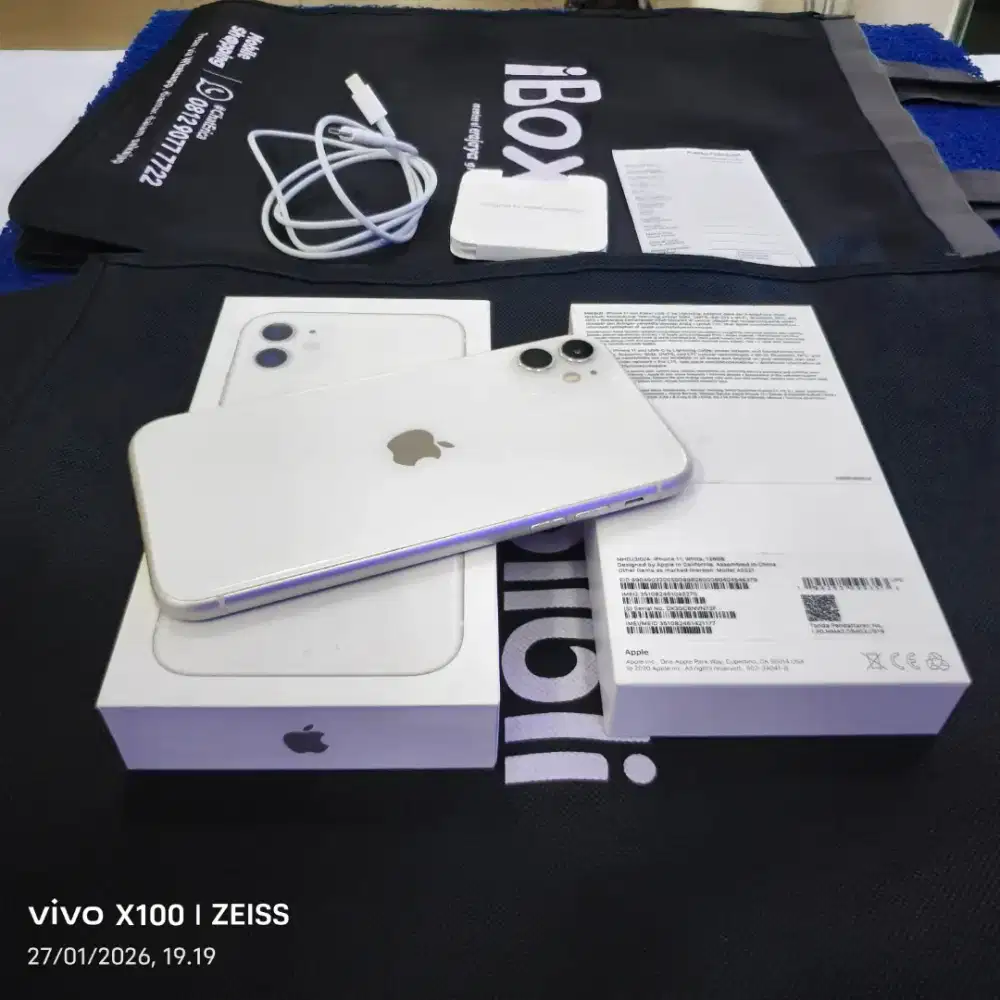 Iphone 11 128GB 99% Muluss like new Ex Garansi resmi Digimap