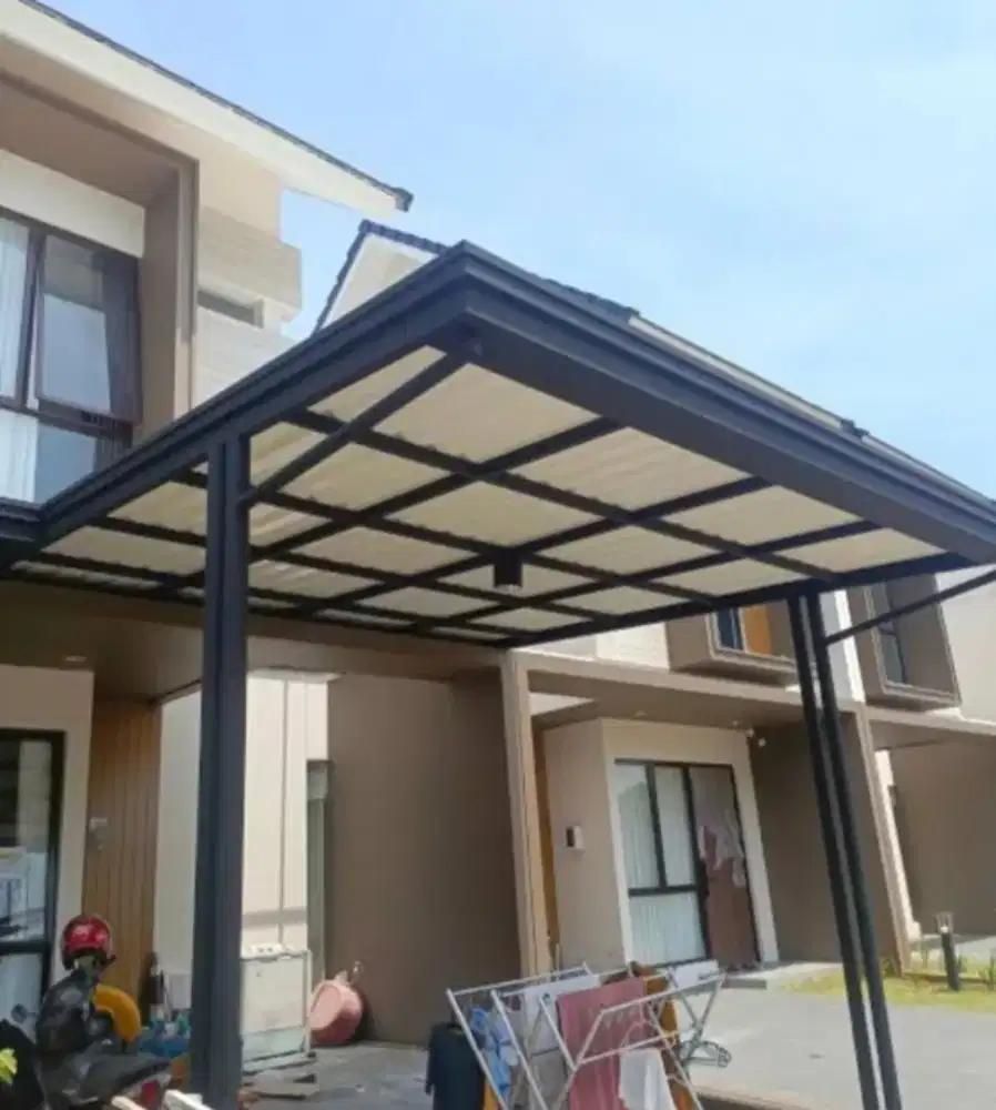 Kanopi minimalis modern