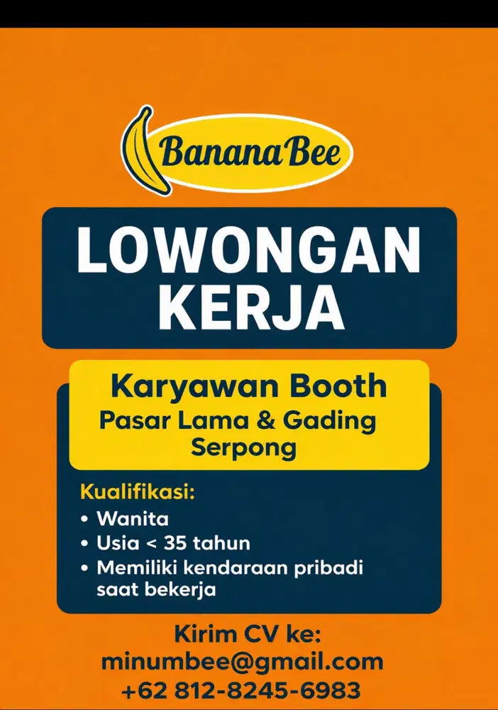 DIBUTUHKAN KARYAWATI SEGERA