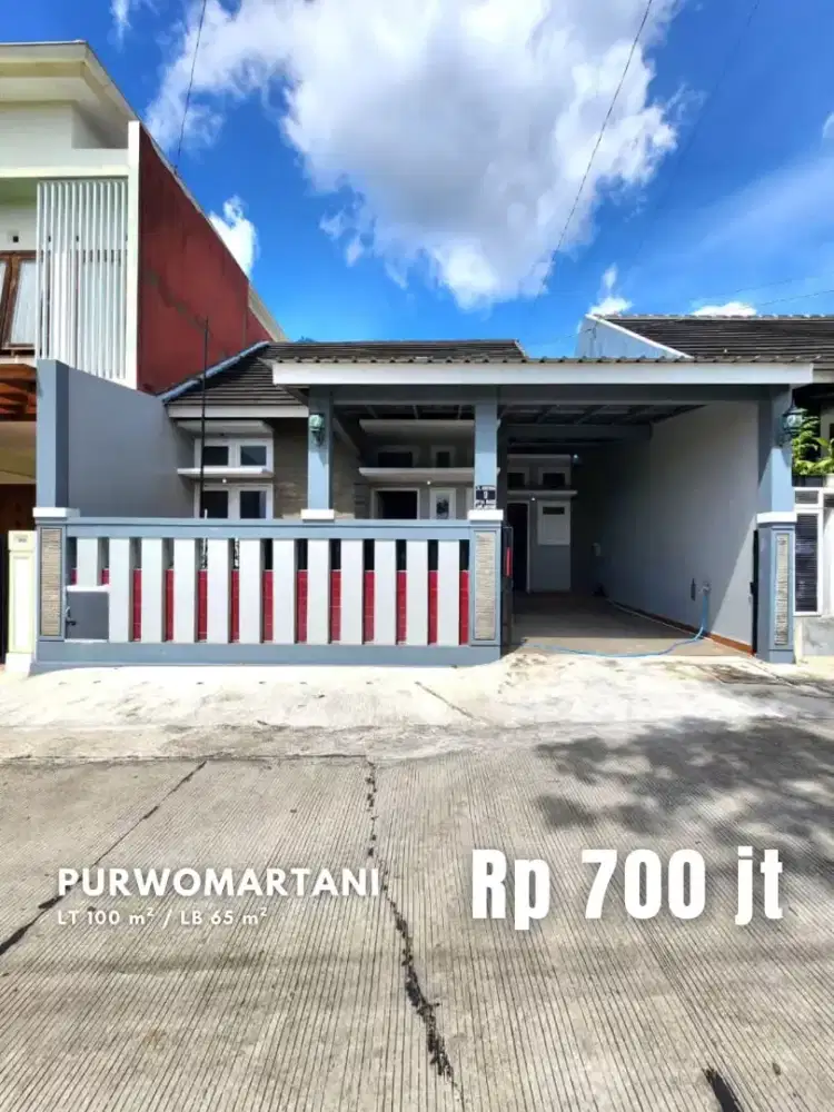Dijual Rumah Strategis Akses Mudah di Purwomartani