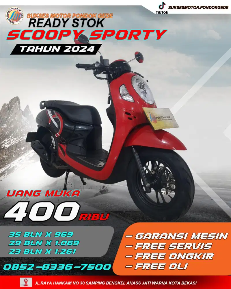 SYARAT MUDAH PROSES CEPAT HONDA SCOOPY SPORTY TAHUN 2024
