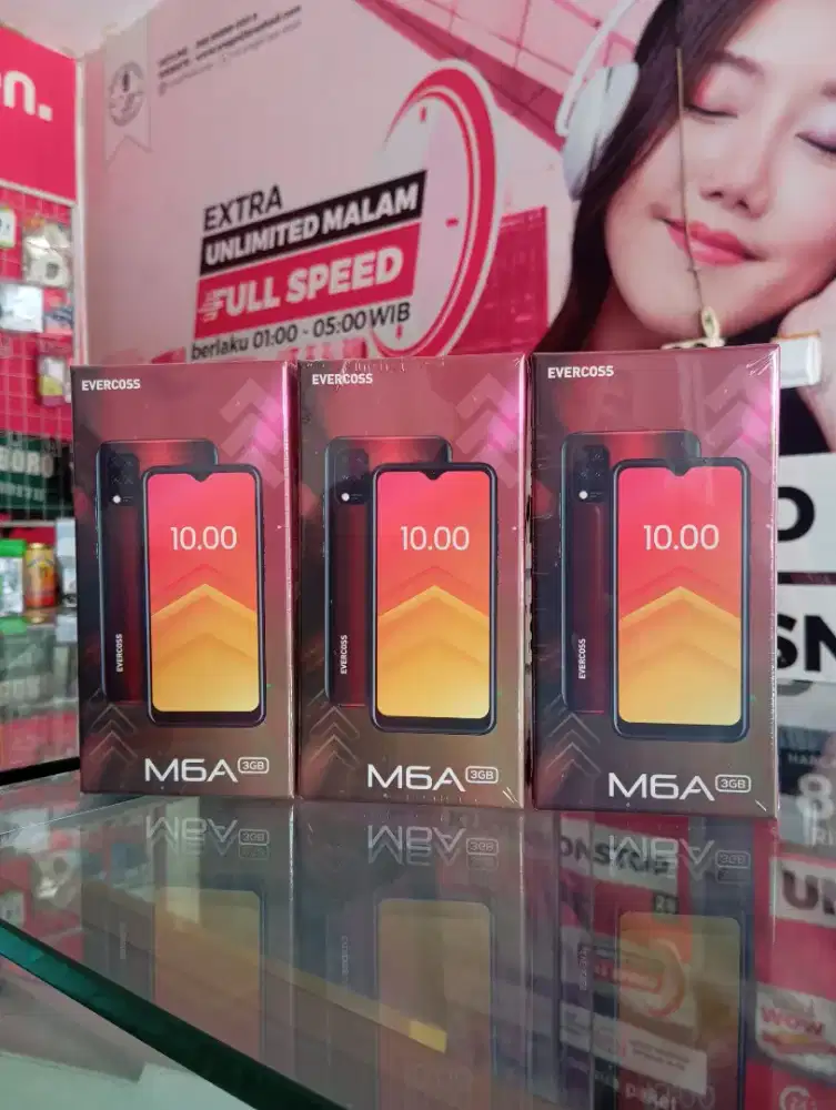 HP BARU EVERCOSS M6A 3GB CUCI GUDANG