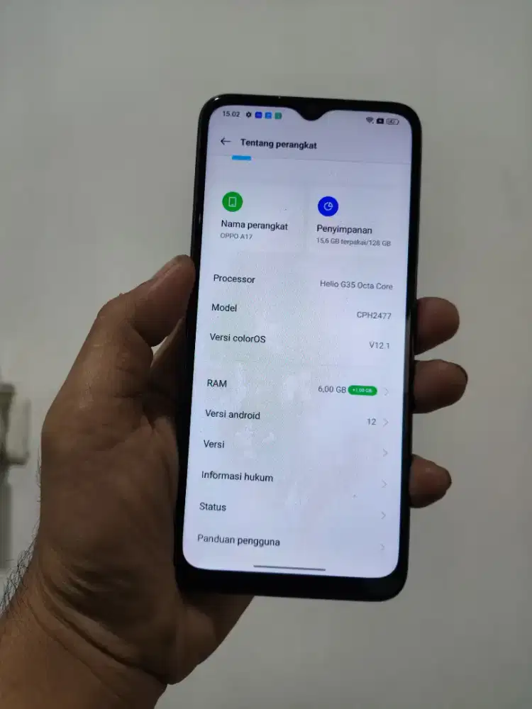 Oppo a17 6/128 hp casan mulus
