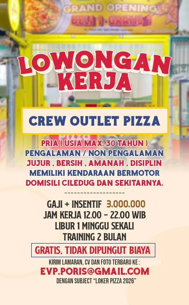 LOKER CREW OUTLET PIZZA