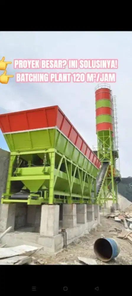 Batching Plant Wetmix 90–120 M³/Jam untuk Proyek Besar