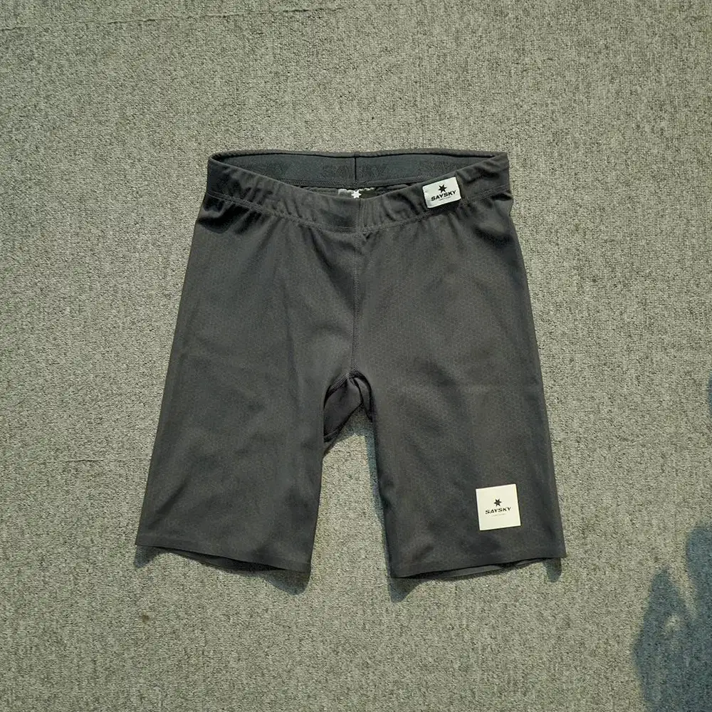 Saysky Clean Eco Short Tights, Black Embossed