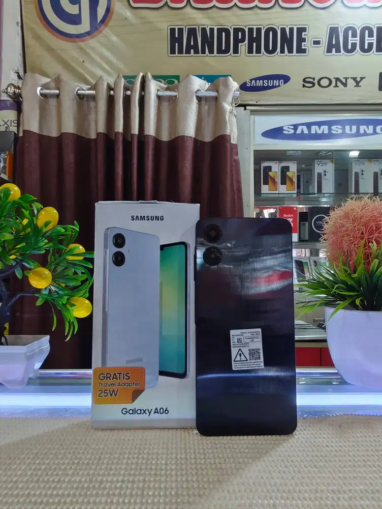 Samsung A06 Ram (4+4) 8Gb/128Gb Fullset Mulus Original 100% Bergaransi