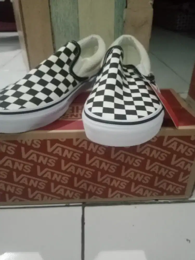 Vans kotak kotak size 41