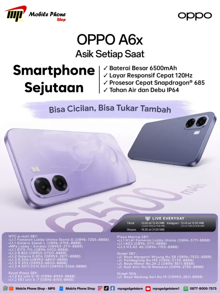 Hp Terbaru Oppo A6x