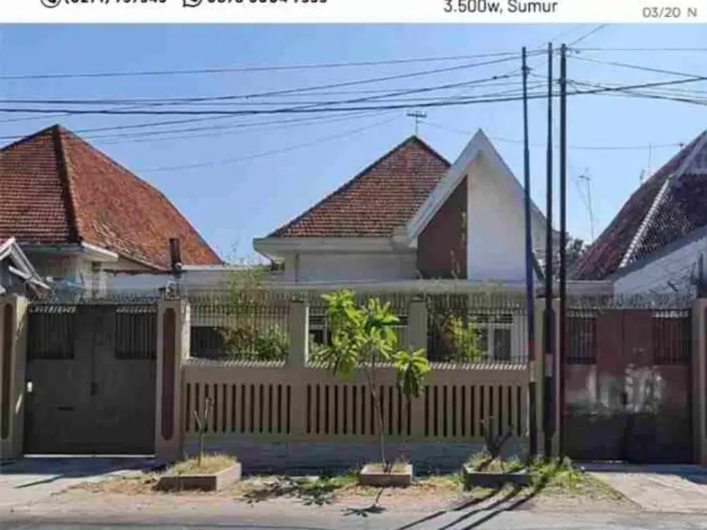 Jual Rumah Kuno Belanda Banjarsari