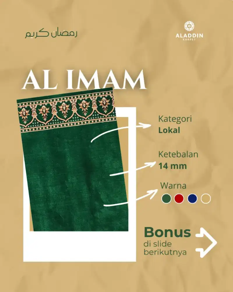 Karpet Masjid Murah Premium Promo Ramadhan