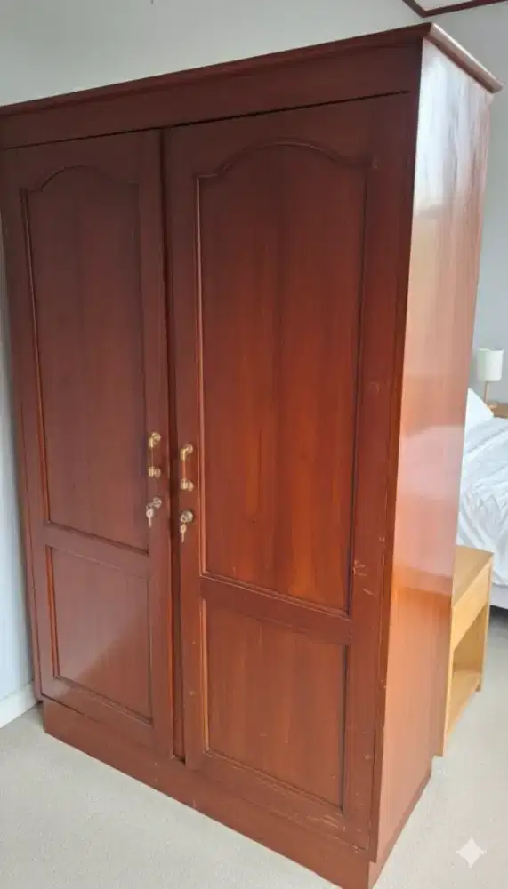 lemari pakaian jati bekas  uk t170xp110xL50cm