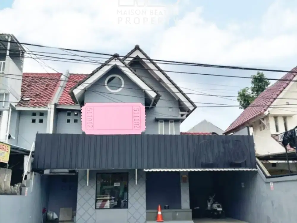 RUMAH PINGGIR JALAN COCOK UNTUK CAFE/RUANG USAHA/STUDI OFFICE - GRIYA LOKA BSD