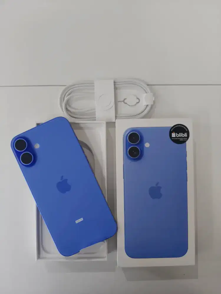 iPhone 16 Plus 128 Second Garansi On Warna Blue COD TukarTambah Kredit