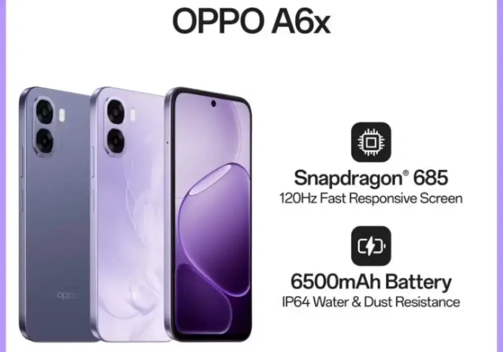 OPPO A6X BATERAI 6500MAH GARANSI RESMI