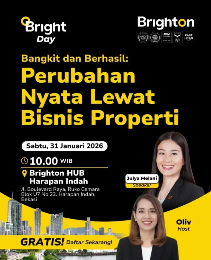 Lowongan Bisnis ( Mitra Bisnis) sbg  Marketing Property