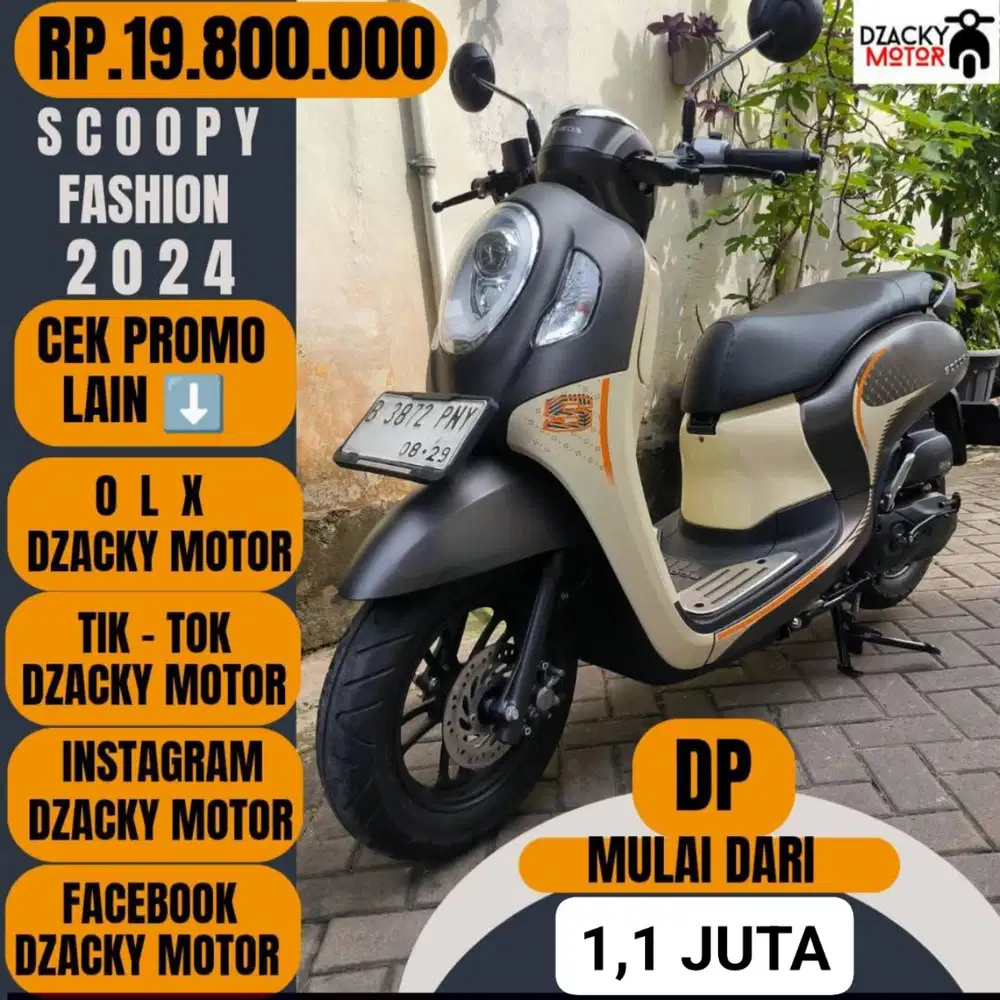 SCOOPY FASHION 2024 SECOND LIKE NEW