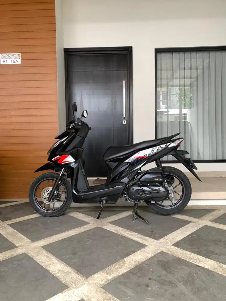 HONDA BEAT 2023 CBS. PAJAK ON, PLAT DKI, SRT LGKP, MESIN JOS