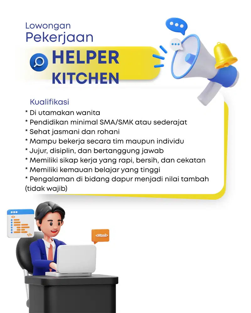 DI CARI LOKER HELPER