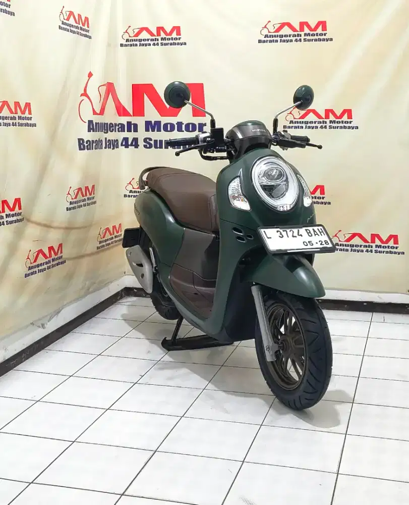 Km 10 Ribu Honda Scoopy Prestige tahun 2023 Hijau Doff