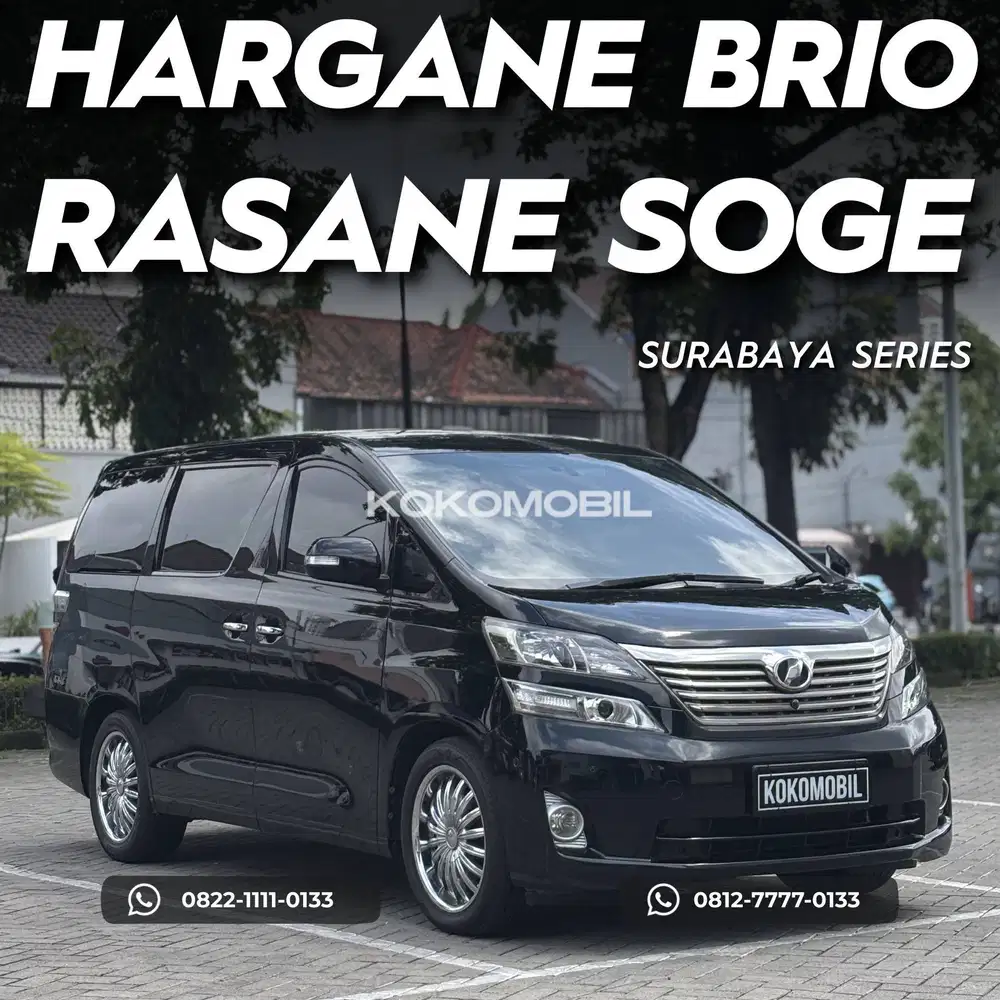 [KM 80RB] TOYOTA VELLFIRE 2.4 AT 2010