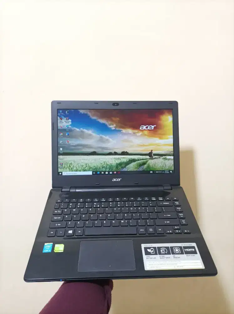 ACER ASPIRE E5-471G CORE i5 GEN 4 RAM 8GB SSD 128GB