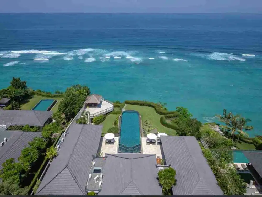 dijual villa luxury cliff front lokasi pandawa