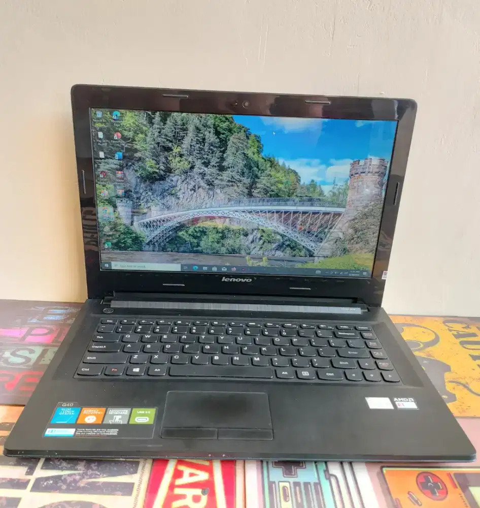 Lenovo G40 45 Amd A6 2.00Ghz Ram 8Gb Siap Pakai
