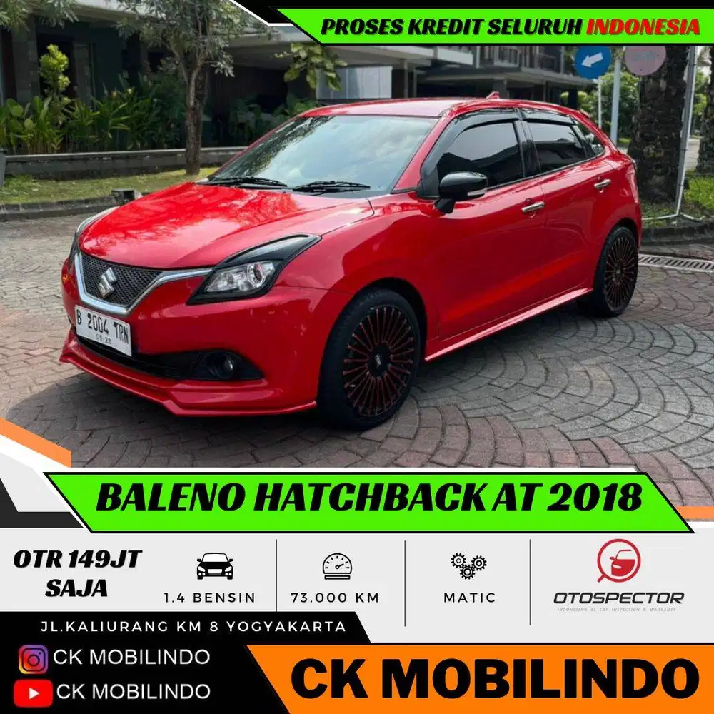 Suzuki Baleno Hatchback Matic 2018 ISTIMEWA DP Minim Kredit Murah