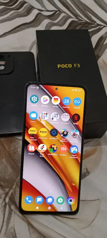 Hp poco f3 murah normal siap pakai