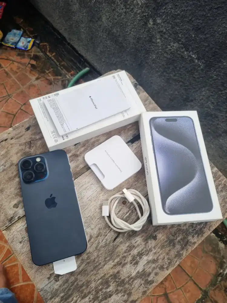 IPhone 15 Promax 256 GB IBOX Fullset Original mulus BH 90%