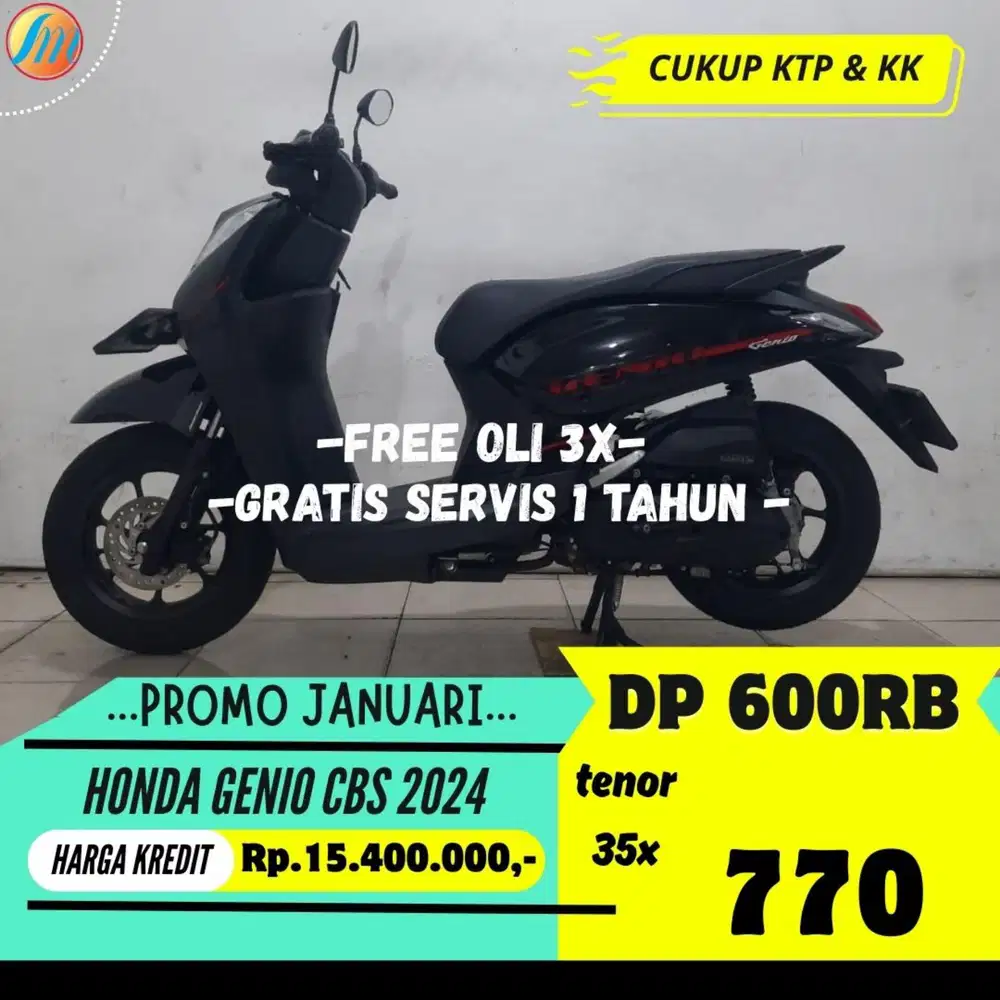 DP 600RIBU HONDA GENIO CBS 2024 ANGSURAN SANGAT TERJANGKAU BERGARANSI