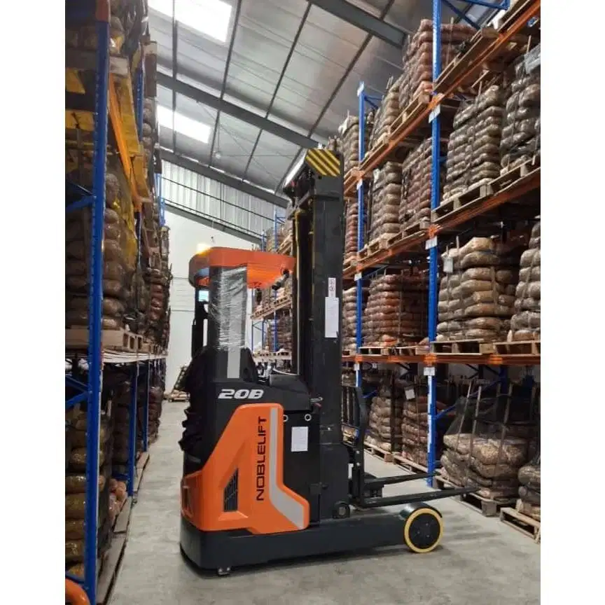Forklift Reach Truck untuk Warehouse