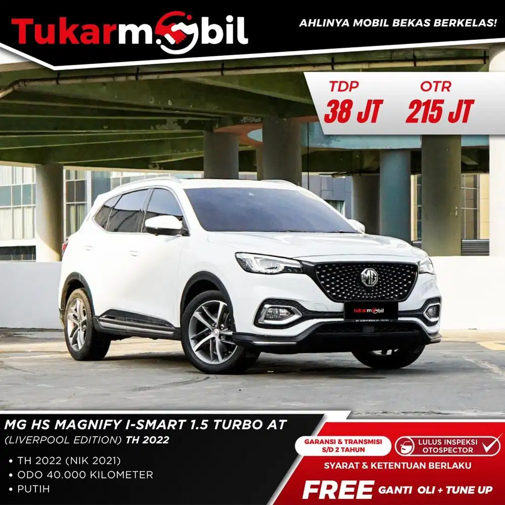 [BERGARANSI] MG HS MAGNIFY I-SMART 1.5 TURBO MATIC TAHUN 2021/2022