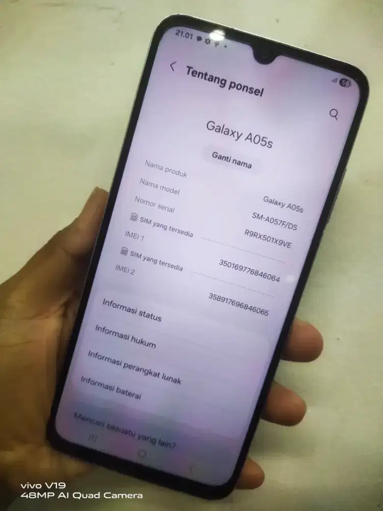 HP SAMSUNG A05S RAM 6/128GB