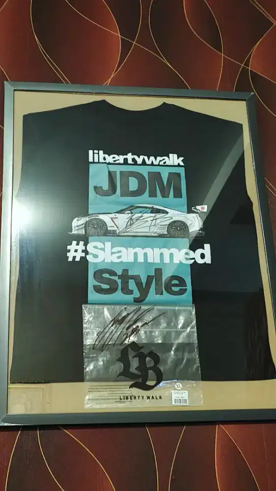 Baju Liberty Walk Nissan GTR from Japan signed and framed