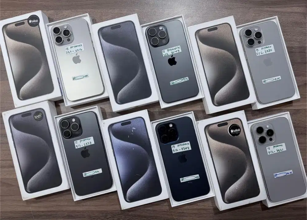 Iphone 15 Promax 256 dan 512 GARANSI IBOX