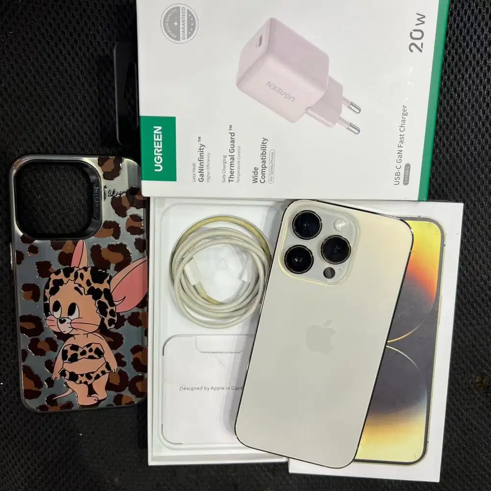 iphone 14 pro 256gb resmi ibox free adapter mulus fullset no minus