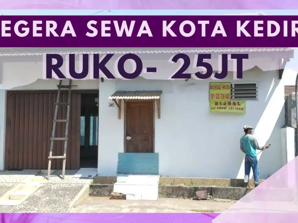 DISEWAKAN TEMPAT USAHA KOTA KEDIRI PUSAT RUKO