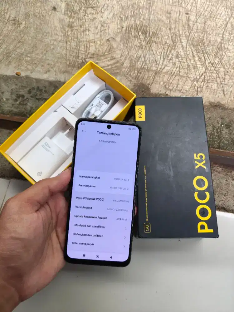 Poco X5 5G ram 8/256 fullset