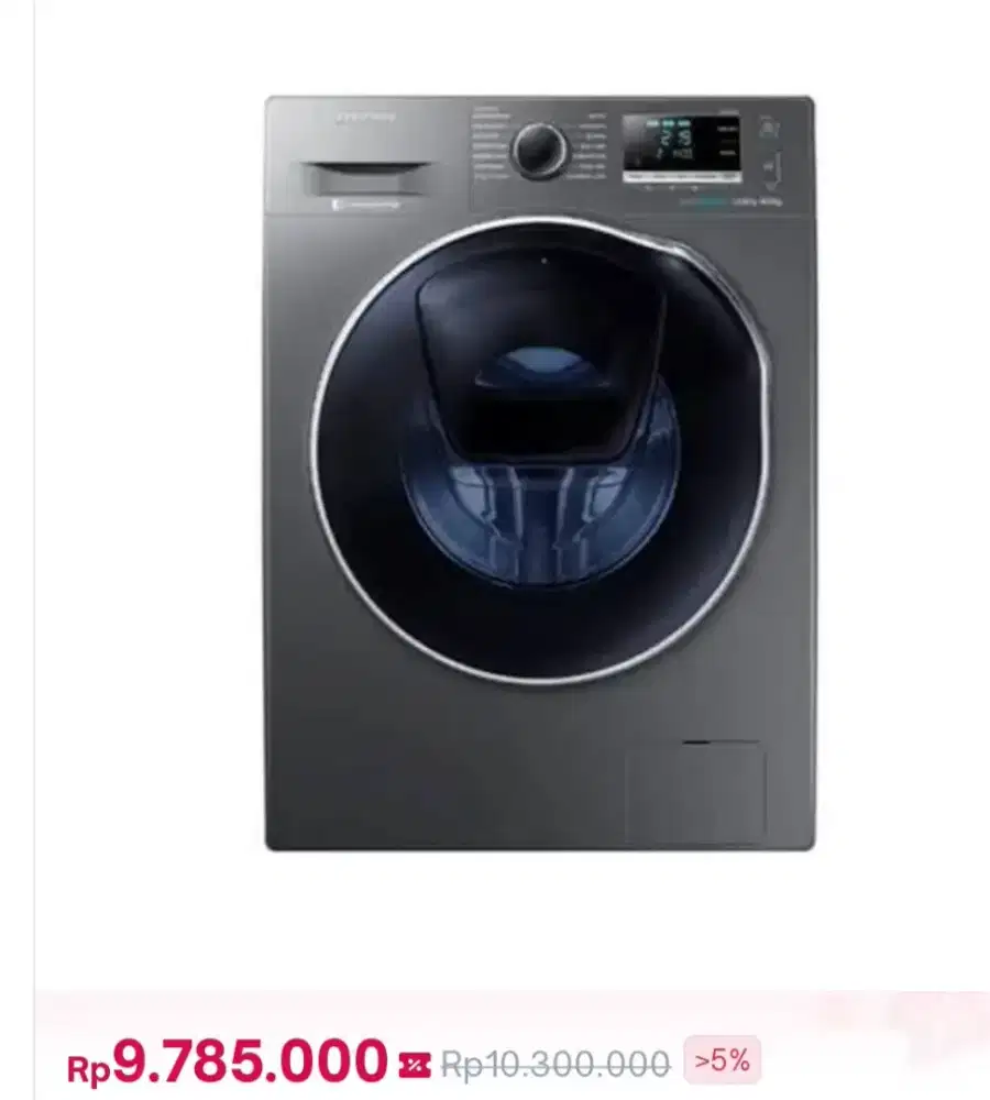 Mesin Cuci Frontloading 10.5kg promo cicilan bunga0% d Atlanta Mataram