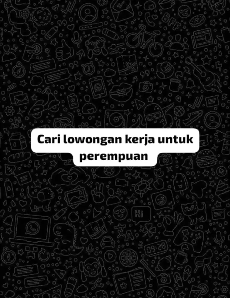 Cari pekerjaan apa saja yang halal