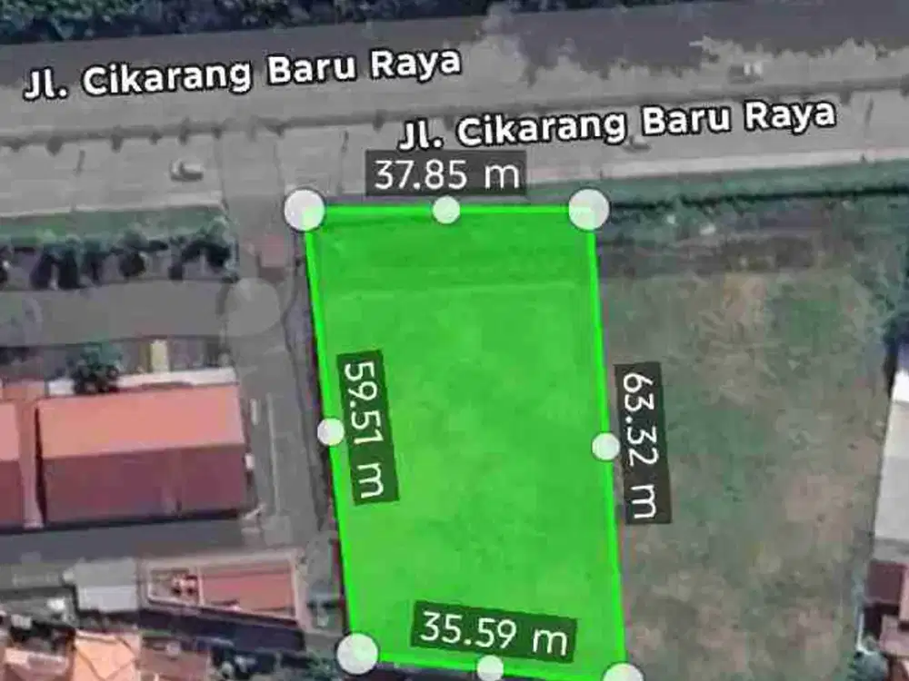 Kavling Komersil Pinggir Jalan Raya Jababeka Cikarang Siap Pakai Sudah Rata