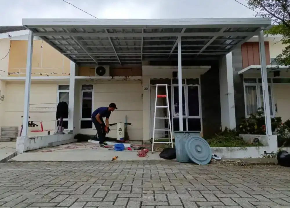 Terima pasang kanopi baja ringan