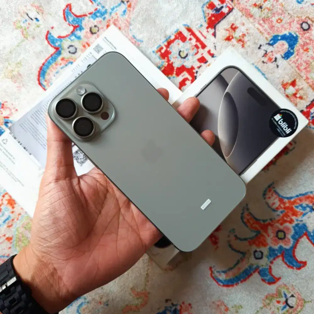 iPhone 16 Pro Max 256gb Natural iBox garansi on