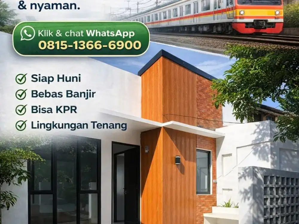 Jual Rumah Dekat Stasiun Bogor Bukit Asri Ciomas