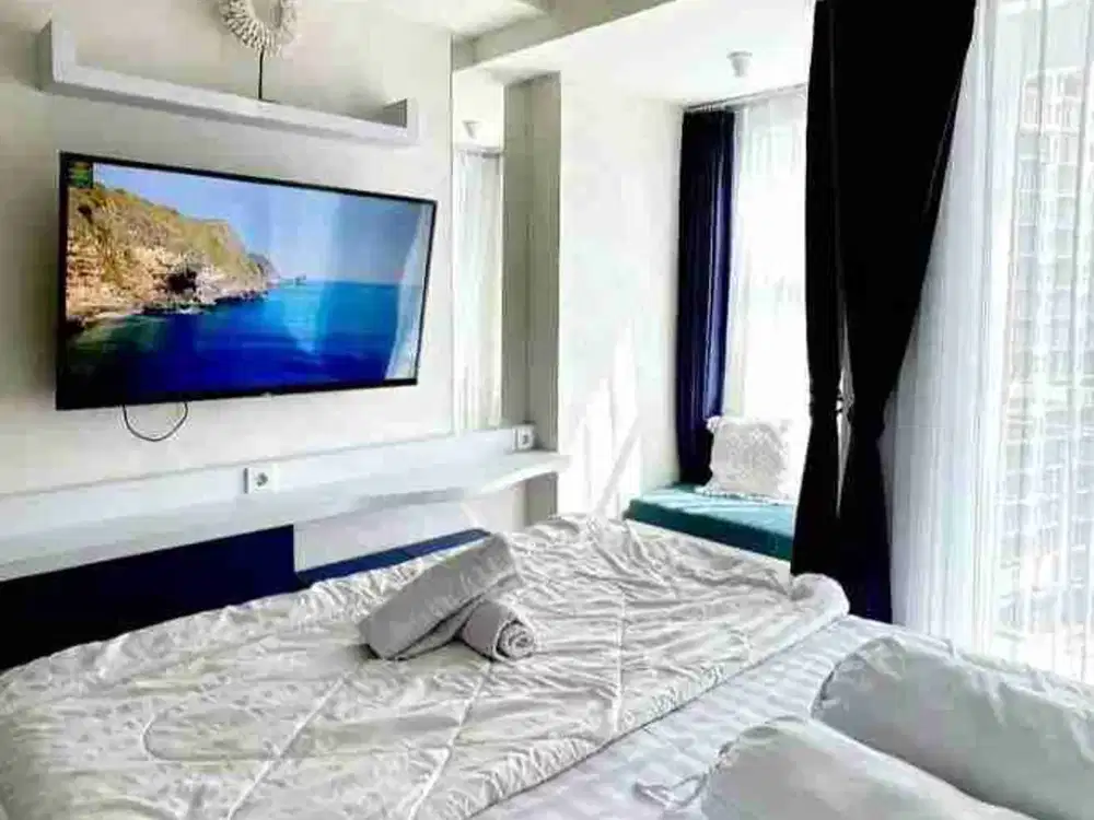 AMOR STUDIO ‼️ Apartemen Full Furnish Connect Pakuwon City Mall dekat ITS Sukolilo