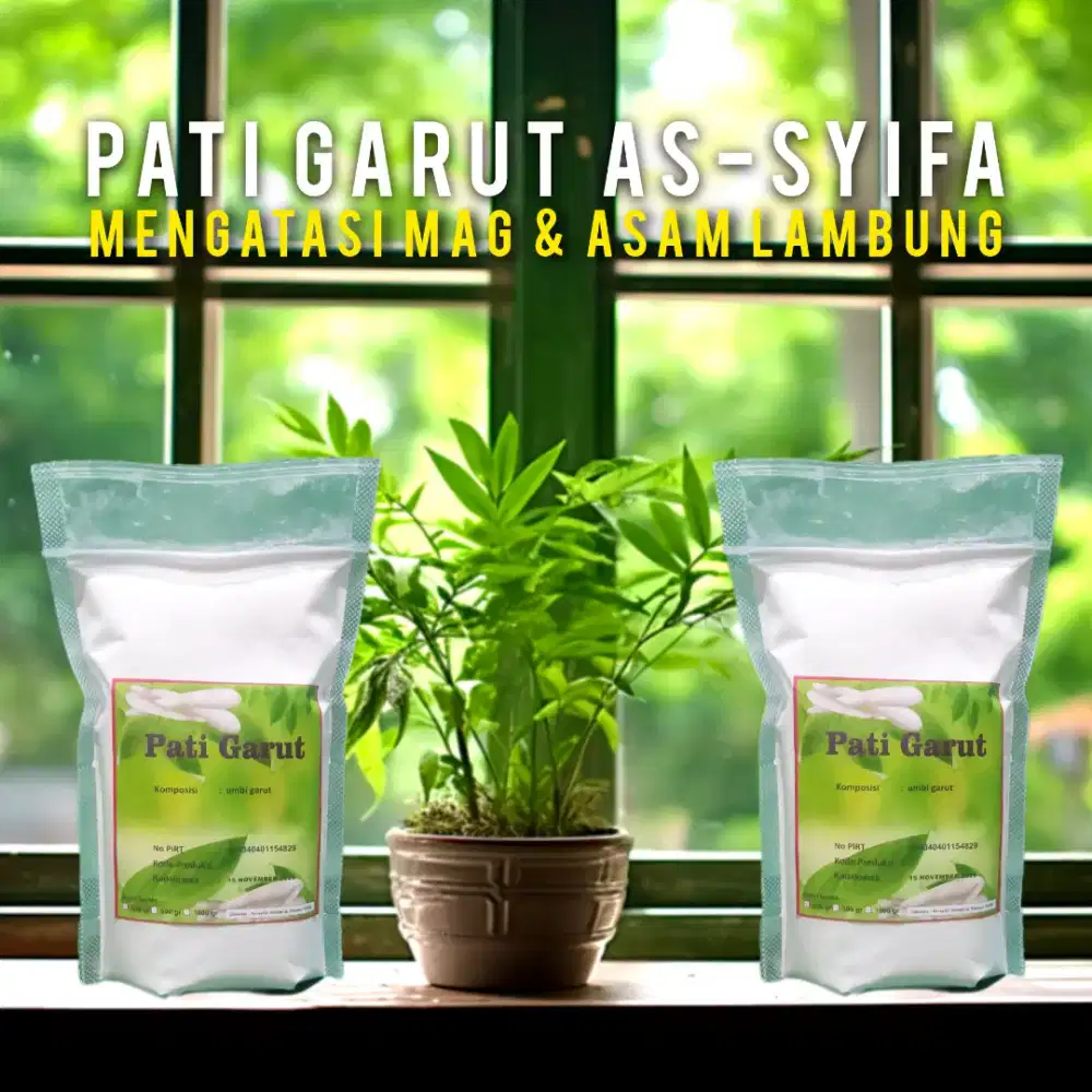 Tepung Pati Garut Asli