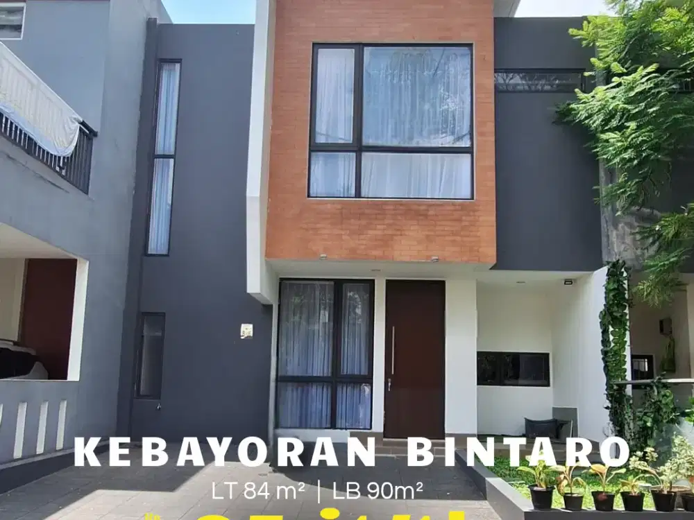 Disewakan Siap Huni Murah Di Area Kebayoran Residence Bintaro, Lokasi Strategis Dekat Fresh Market, Pintu Tol